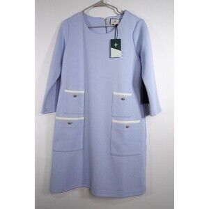 Tuckernuck Francoise Mod Suit Dress Light Blue $228 New With Flaws Medium M